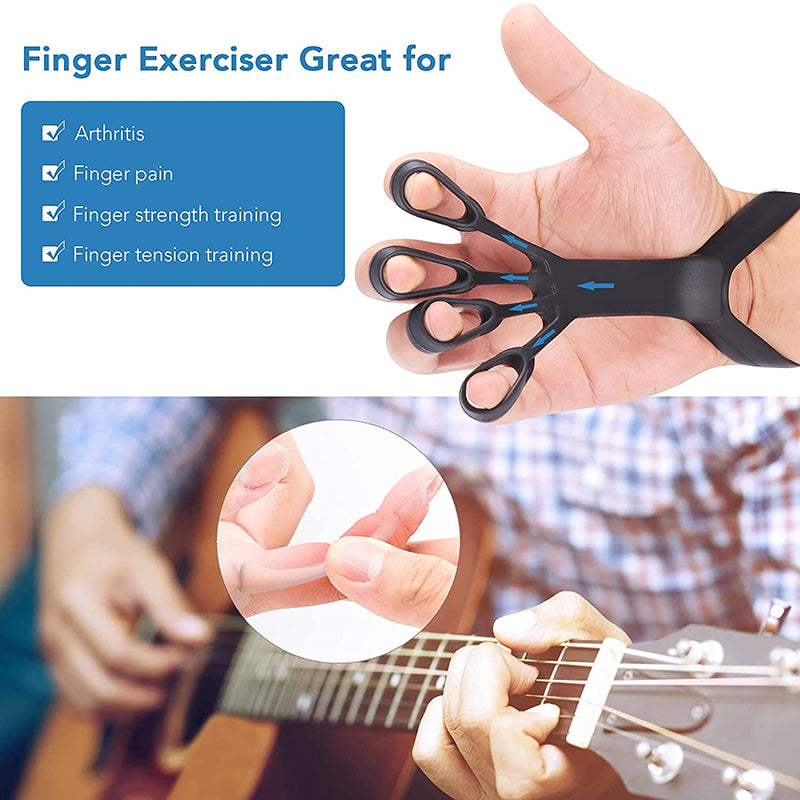 Silicone Finger Stretcher & Grip Trainer — Arthritis & Hand Rehab Exerciser