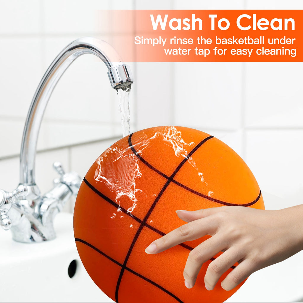 Indoor Silent Foam Basketball — High-Density Low-Noise Training Ball