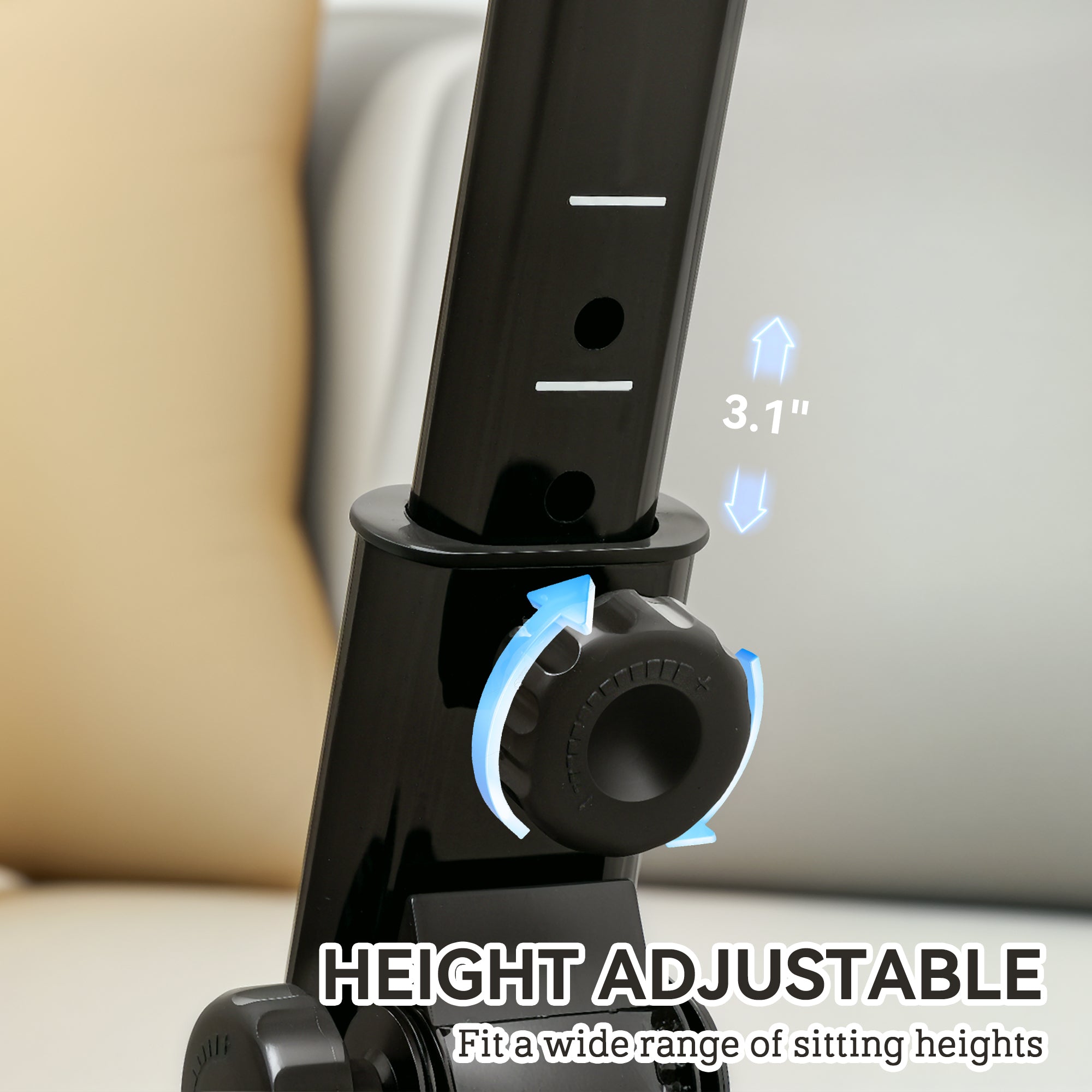 Foldable Seated Pedal Exerciser — Leg Recovery Bike with LCD Monitor
