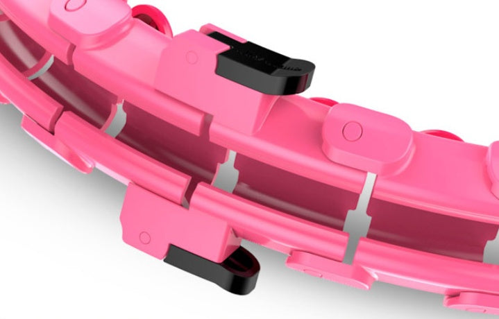 Smart Weighted Hula Hoop — Detachable Waist Slimming Ring (24 Knots)