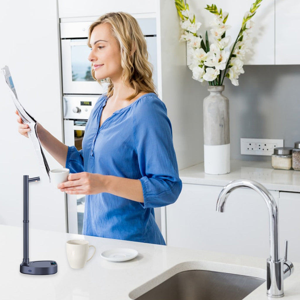 Smart Water Dispenser Pump — Rechargeable Auto Bottle Dispenser with Stand