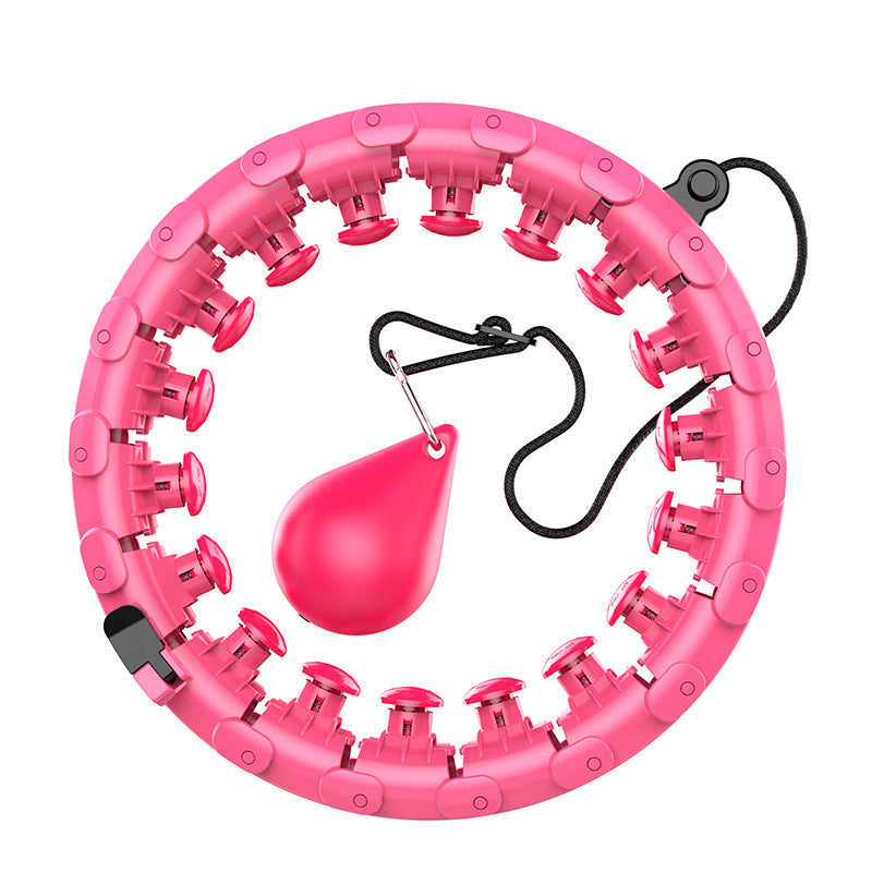 Smart Weighted Hula Hoop — Detachable Waist Slimming Ring (24 Knots)