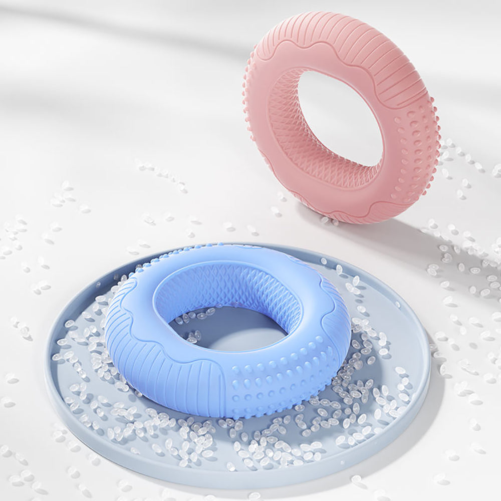 Silicone Hand Grip Strengthener Rings — Finger & Forearm Trainer Set