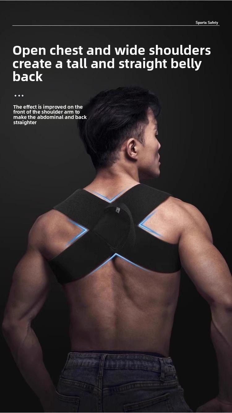 Adjustable Posture Corrector Straps — Back Straightener for Weight Training
