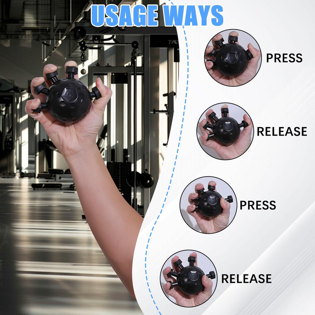 Finger Grip Ball Set — Forearm Strength & Climbing Trainer