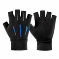 Half-Finger Sport Gloves — Breathable Ice Silk Non-Slip Gym Gloves