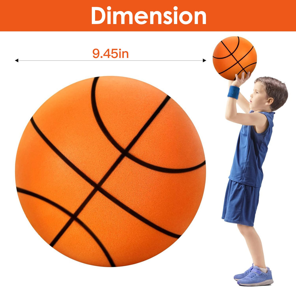 Indoor Silent Foam Basketball — High-Density Low-Noise Training Ball
