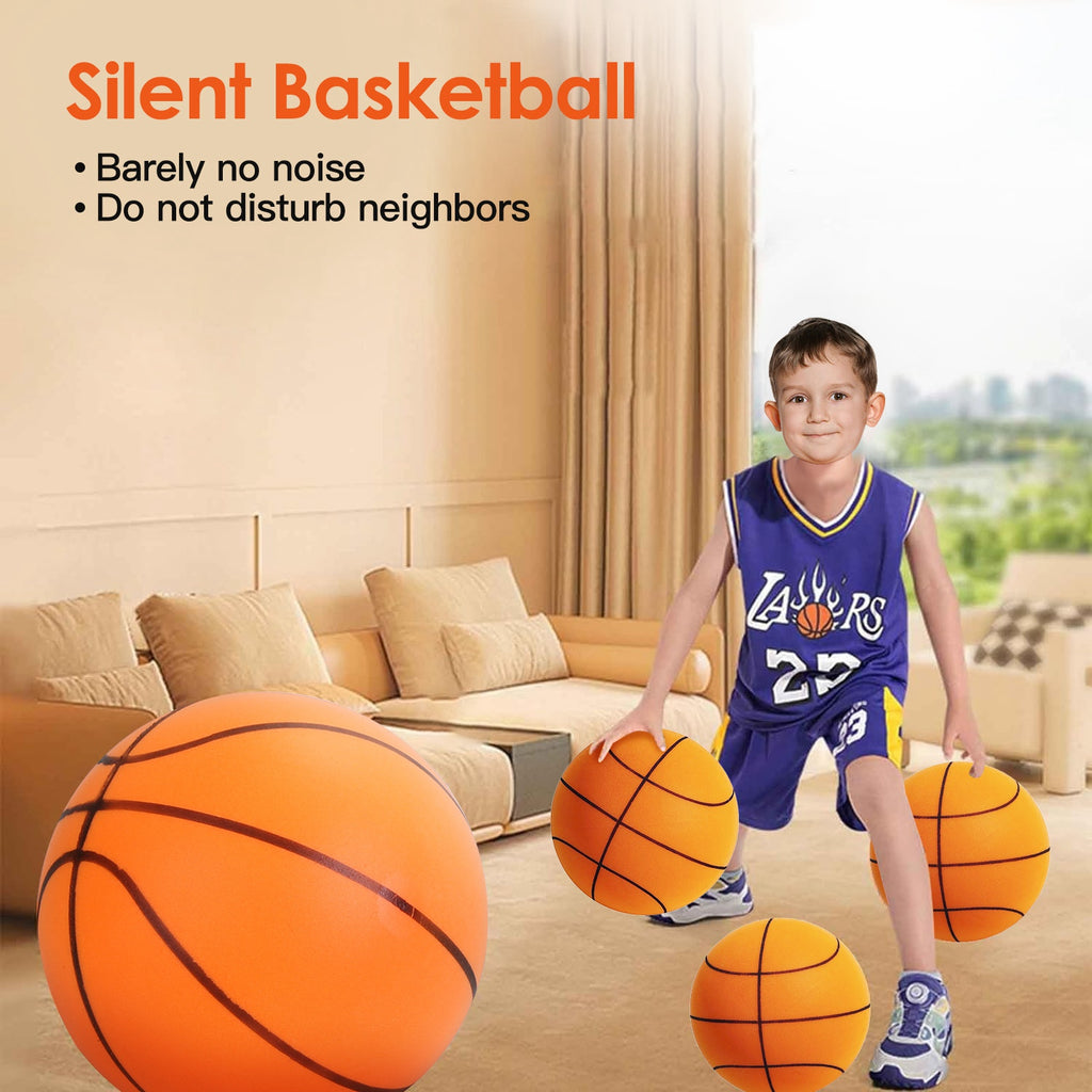 Indoor Silent Foam Basketball — High-Density Low-Noise Training Ball