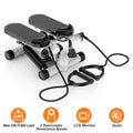 Mini Stair Stepper with Resistance Bands — LCD Monitor, 330 lb Capacity