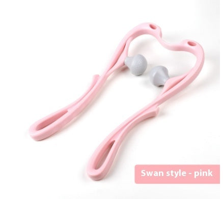 6-Roller Cervical Neck Massager — Manual Relief Roller