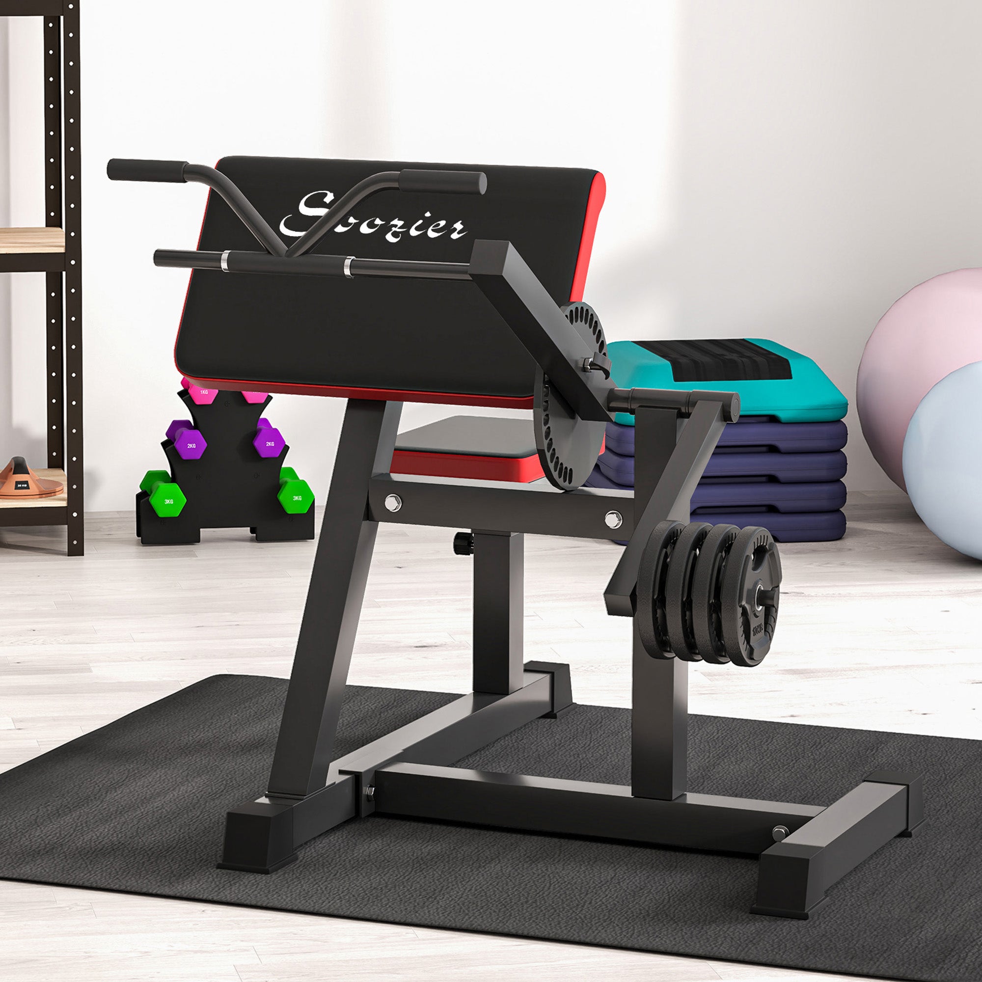 2-in-1 Bicep Preacher Curl Bench — Tricep Extension & Home Gym Station