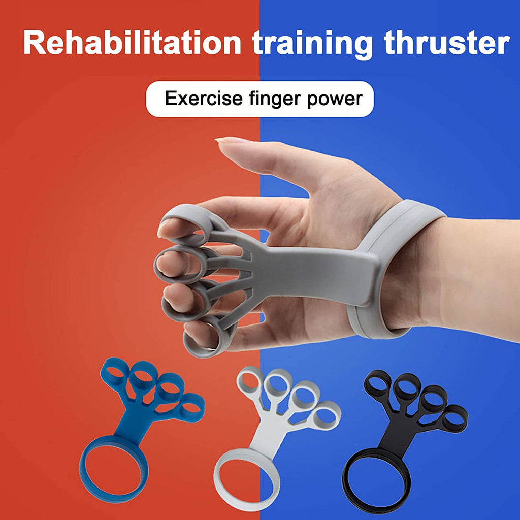 Silicone Finger Stretcher & Grip Trainer — Arthritis & Hand Rehab Exerciser
