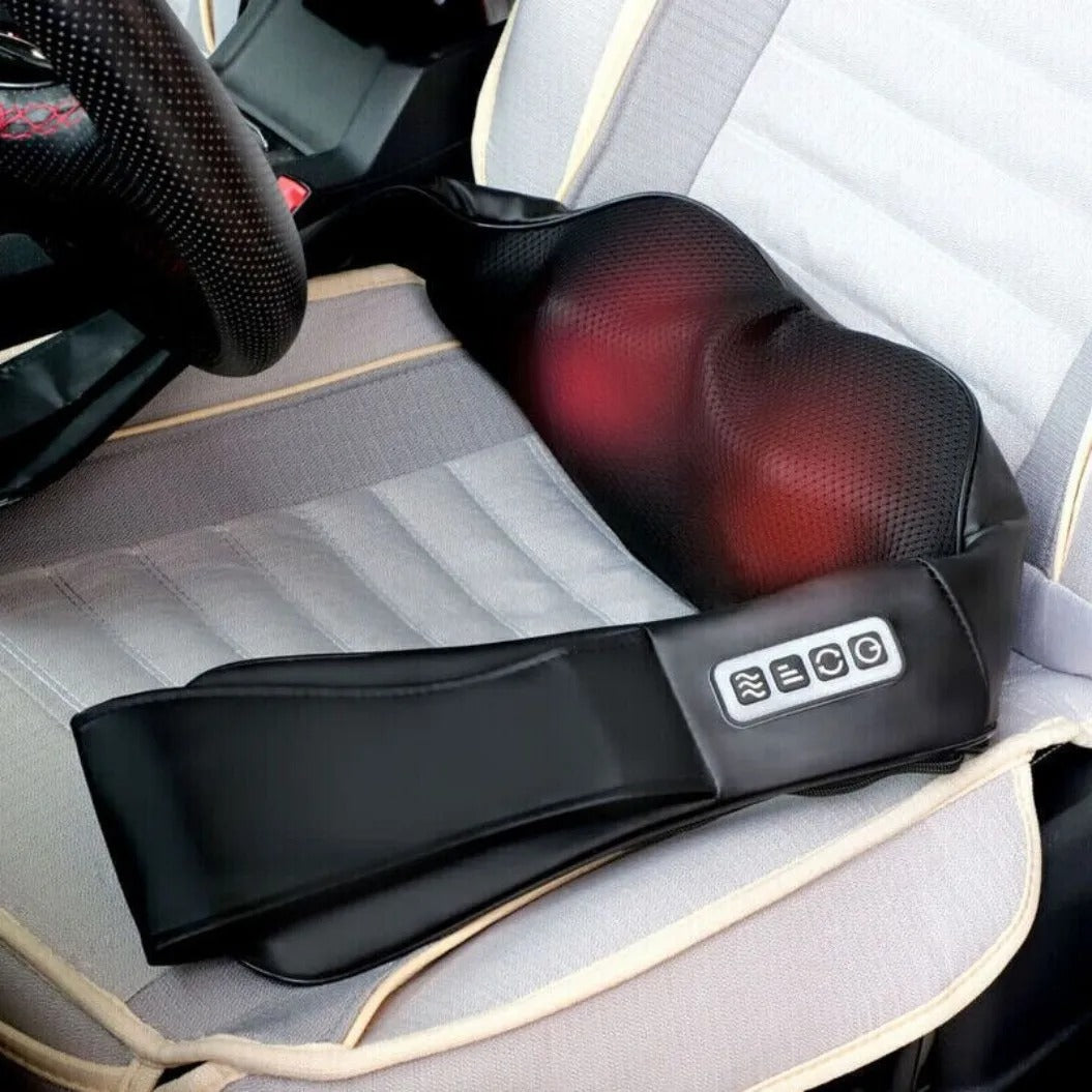 Wireless Shiatsu Neck & Back Massager — Deep Kneading Massage Shawl