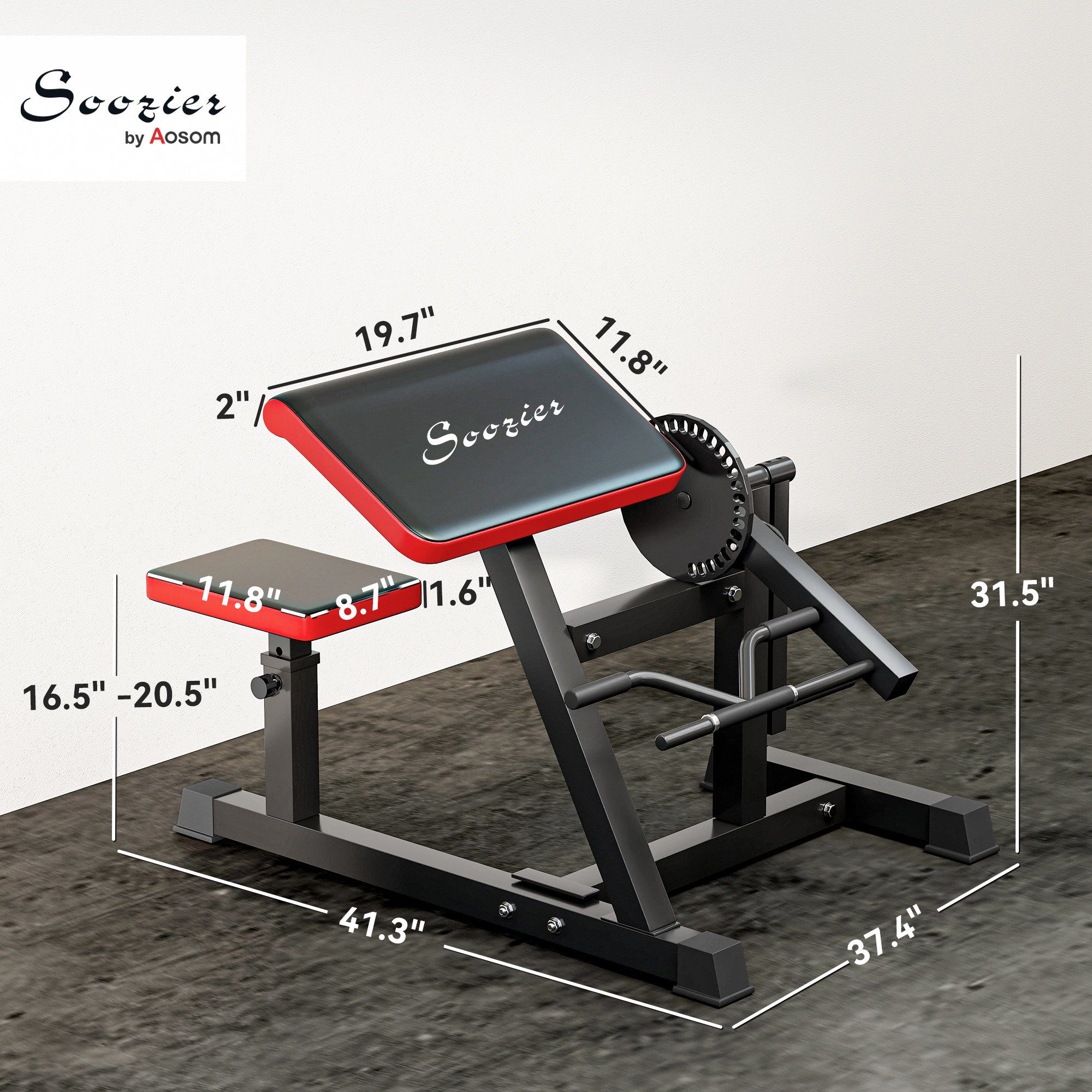 2-in-1 Bicep Preacher Curl Bench — Tricep Extension & Home Gym Station