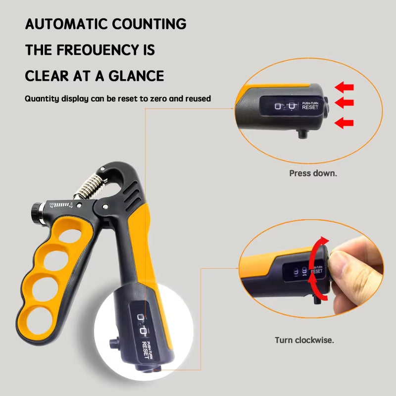 Adjustable Hand Gripper 5–100 kg — Wrist & Forearm Strength Trainer