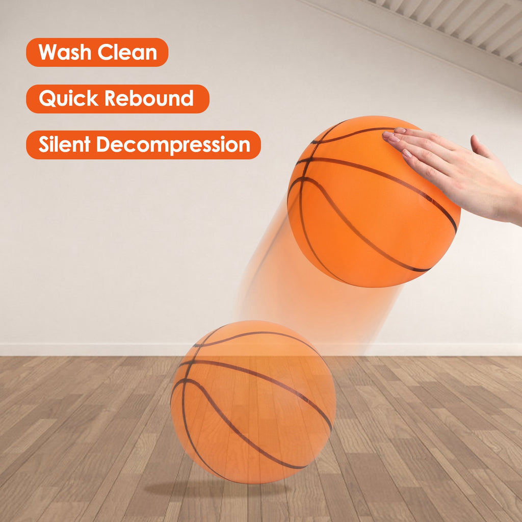 Indoor Silent Foam Basketball — High-Density Low-Noise Training Ball