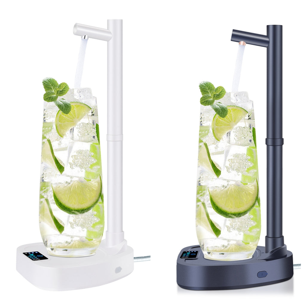 Smart Water Dispenser Pump — Rechargeable Auto Bottle Dispenser with Stand