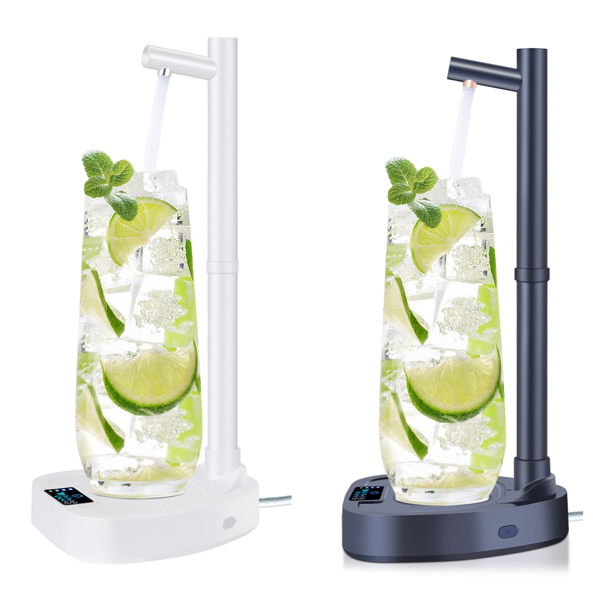 Smart Water Dispenser Pump — Rechargeable Auto Bottle Dispenser with Stand