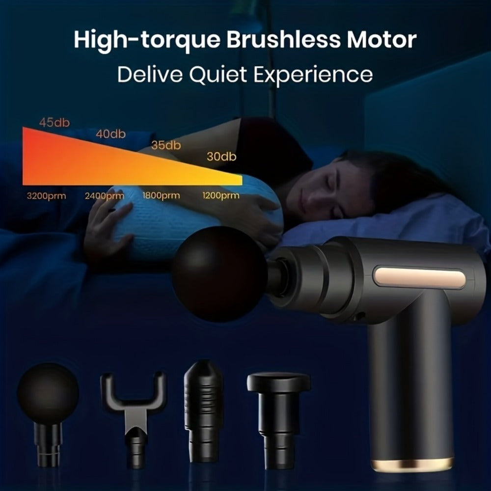 Mini Fascia Gun — Portable USB Rechargeable Muscle Relaxer Massager